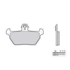 Plaquettes de frein BREMBO - 07BB22 07 - Organique