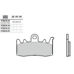 Plaquettes de frein BREMBO - 07BB38 SA - Métal fritté