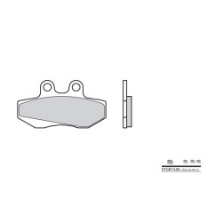 Plaquettes de frein BREMBO - 07GR14 06 - Organique