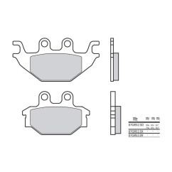 Plaquettes de frein BREMBO - 07GR52 SX - Métal fritté racing