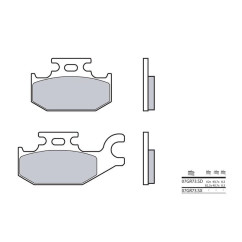 Plaquettes de frein BREMBO - 07GR73 SD - Métal fritté