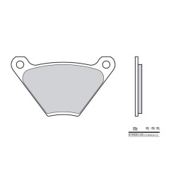 Plaquettes de frein BREMBO - 07HD01 05 - Organique