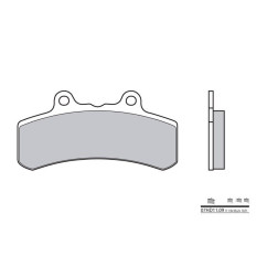 Plaquettes de frein BREMBO - 07HD11 09 - Organique