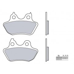 Plaquettes de frein BREMBO - 07HD18 SP - Métal fritté