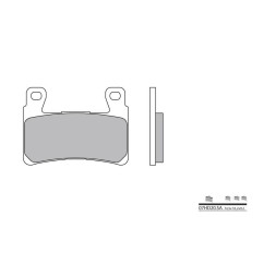 Plaquettes de frein BREMBO - 07HD20 SA - Métal fritté.