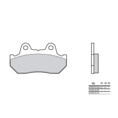 Plaquettes de frein BREMBO - 07HO10 10 - Organique