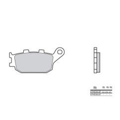 Plaquettes de frein BREMBO - 07HO36 SP - Métal fritté