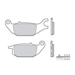 Plaquettes de frein BREMBO - 07HO49 05 - Organique