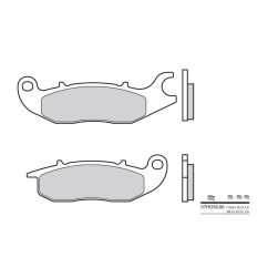 Plaquettes de frein BREMBO - 07HO56 06 - Organique