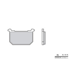 Plaquettes de frein BREMBO - 07KA05 06 - Organique