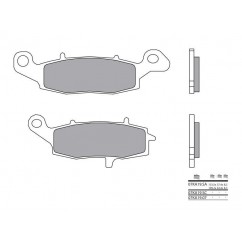 Plaquettes de frein BREMBO - 07KA19 07 - Organique