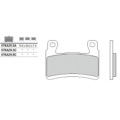 Plaquettes de frein BREMBO - 07KA29 SA - Métal fritté