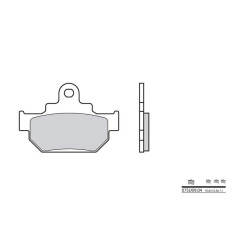 Plaquettes de frein BREMBO - 07SU09 04 - Organique