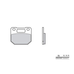 Plaquettes de frein BREMBO - 07SU10 05 - Organique