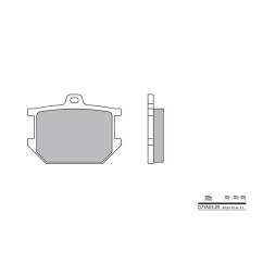 Plaquettes de frein BREMBO - 07YA03 09 - Organique