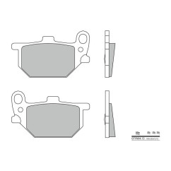 Plaquettes de frein BREMBO - 07YA04 13 - Organique