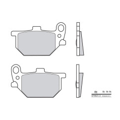 Plaquettes de frein BREMBO - 07YA07 13 - Organique