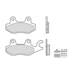 Plaquettes de frein BREMBO - 07YA20 SP - Métal fritté