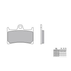 Plaquettes de frein BREMBO - 07YA23 07 - Organique