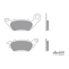 Plaquettes de frein BREMBO - 07YA28 CC - Organique