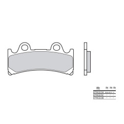 Plaquettes de frein BREMBO - 07YA32 08 - Organique