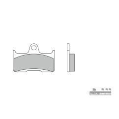 Plaquettes de frein BREMBO - 07YA45 SD - Métal fritté