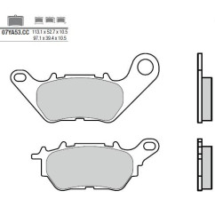 Plaquettes de frein BREMBO - 07YA53 CC - Organique