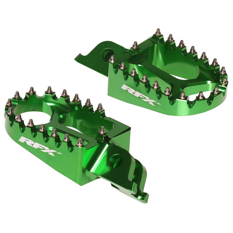 Repose-pieds RFX Pro Series aluminium CNC - vert Repose-pieds RFX Pro Series aluminium CNC - vert