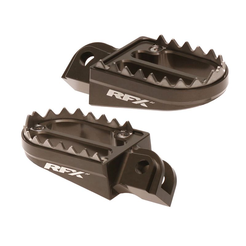 Repose-pieds RFX Pro Series Shark Teeth - magnésium Repose-pieds RFX Pro Series Shark Teeth - magnésium