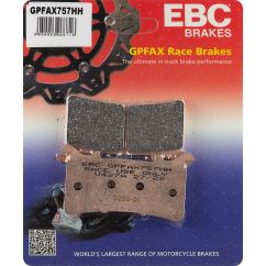 Plaquettes de frein frittées série GPFAX Race