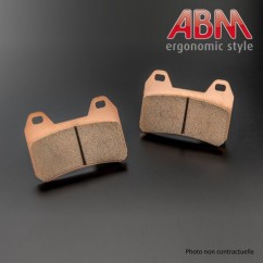 Plaquettes de frein ABM (pour Etrier Arrière ABM 2 pistons ref: 10028415)