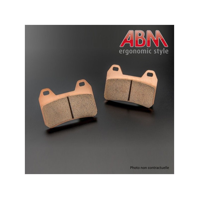 Plaquettes de frein ABM (pour Etrier Arrière ABM 2 pistons ref: 10028415)