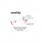 Demi Guidon ABM RaceClip - 22,2mm -  Ø55mm - Rehausse : 0mm