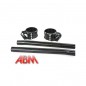 Demi Guidon ABM RaceClip - 22,2mm -  Ø55mm - Rehausse : 0mm