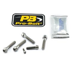 Kit vis de serrage levier frein & embrayage titane