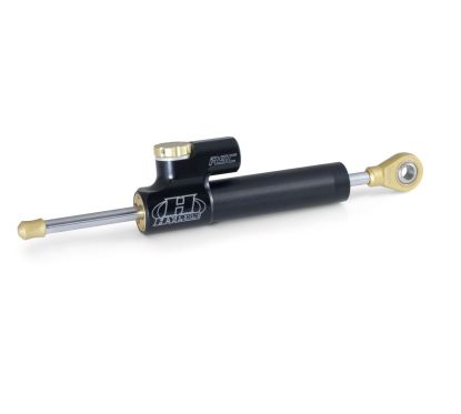 RSC STEERING DAMPER 75MM PROGRESSIVE REVERSED BLACK