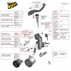 Pièces détachées Maître Cylindre MAGURA 195