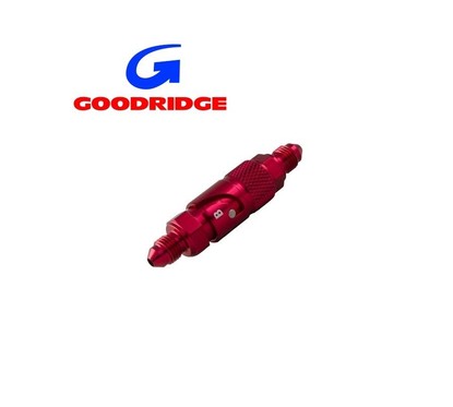 Coupleur Rapide Durite Aviation - ALU - ROUGE - MALE/MALE - GOODRIDGE