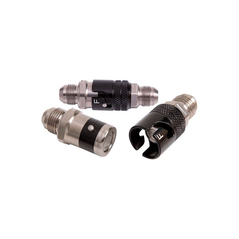 Coupleur Rapide Durite Aviation - ALU - NOIR/TITANE - MALE/MALE - GOODRIDGE ( qté 1 ) Coupleur Rapide Durite Aviation - ALU - NOIR/TITANE - MALE/MALE - GOODRIDGE ( qté 1 )