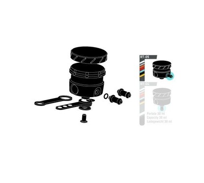 Bocal EVOTECH - Sortie Horizontale - 30ml