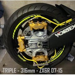 Platine Triple - ZX6R 636 05-06