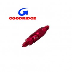 Coupleur Rapide Durite Aviation - ALU - ROUGE - MALE/MALE - GOODRIDGE