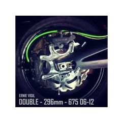Kit handbrake Double + 316mm BRAKING - 675 ST DAYTONA 13-16 Kit handbrake Double + 316mm BRAKING - 675 ST DAYTONA 13-16