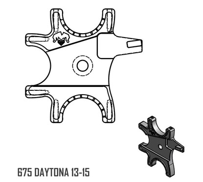 Kit handbrake Triple + 296mm NG BRAKE - 675 DAYTONA 13-16
