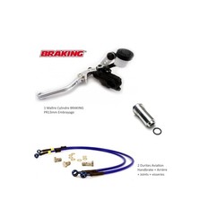 Kit Handbrake Universel - Pion Alu + 2 Durites + Maitre cylindre Braking PR13 Kit Handbrake Universel - Pion Alu + 2 Durites + Maitre cylindre Braking PR13