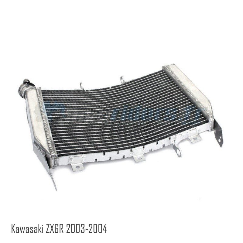 Radiateur pour ZX6R ZX636R ZX6RR - 2003-2004 Radiateur pour ZX6R ZX636R ZX6RR - 2003-2004