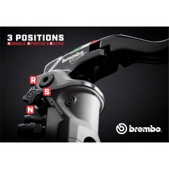 MAITRE-CYLINDRE PR19 RCS CORSA CORTA - LEVIER LONG REPLIABLE - BREMBO - RADIAL MAITRE-CYLINDRE PR19 RCS CORSA CORTA - LEVIER LONG REPLIABLE - BREMBO - RADIAL