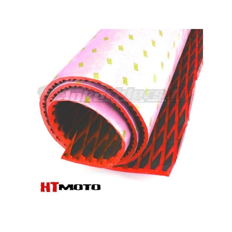 Grande Plaque de Grip 90x145cm HTMOTO - NOIR & ROUGE Grande Plaque de Grip 90x145cm HTMOTO - NOIR & ROUGE
