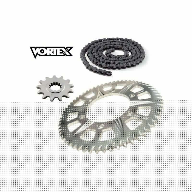 Kit Chaine STUNT - 15x65 - ER6 650 06-16 KAWASAKI Chaine Grise