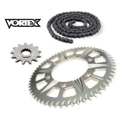 Kit Chaine STUNT - 15x65 - EX650 06-16 KAWASAKI Chaine Grise